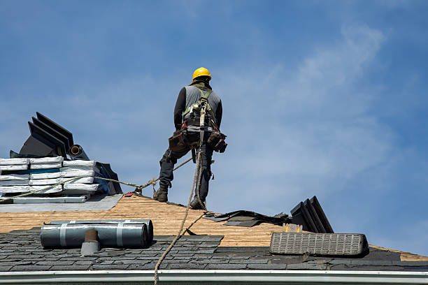 Professional Roof Installation technician working in Hooven, OH